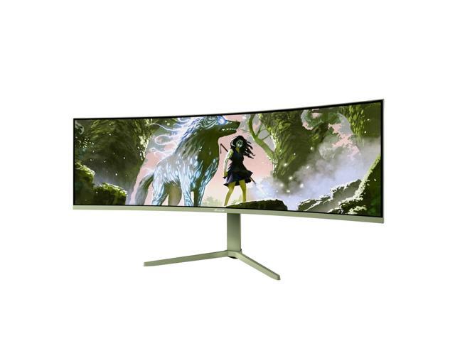 Arozzi Nova 49' Curved VA 165Hz Ultrawide Gaming Monitor - Forest Green