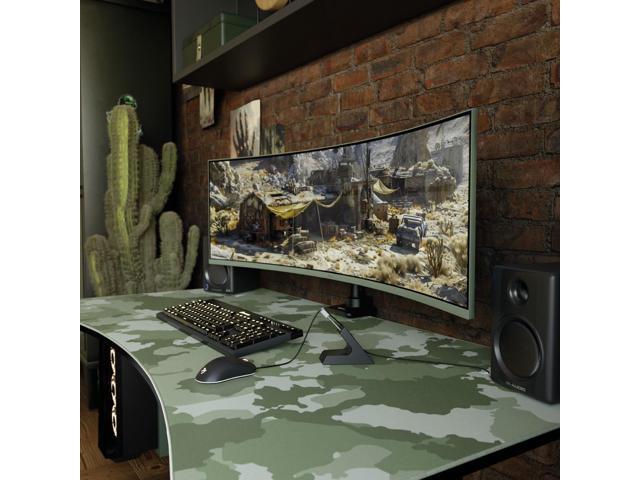 Arozzi Nova 49' Curved VA 165Hz Ultrawide Gaming Monitor - Forest Green