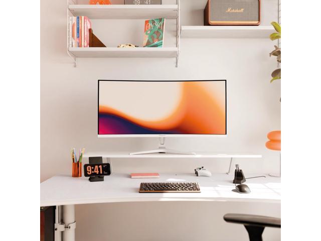 Arozzi Nova 34' Curved VA 165Hz Ultrawide Gaming Monitor - White