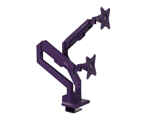 Arozzi Alzare Neo Duo - Gas Spring Monitor Arm - Purple