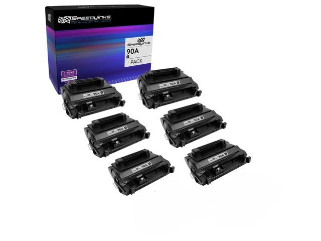SPEEDYINKS Compatible Toner Cartridge Replacement for HP 90A CE390A (Black, 6 Pack) for use in HP LaserJet Enterprise M4555f M4555fskm M4555h M601n...