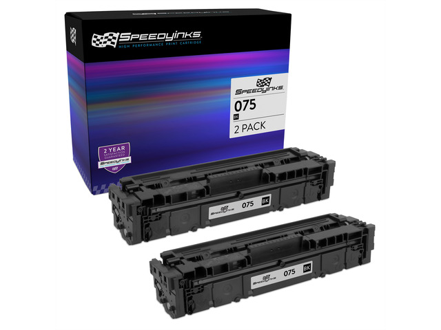 SPEEDYINKS Compatible Toner Replacement for Canon 075 6365C001 (BK, 2-Pack)