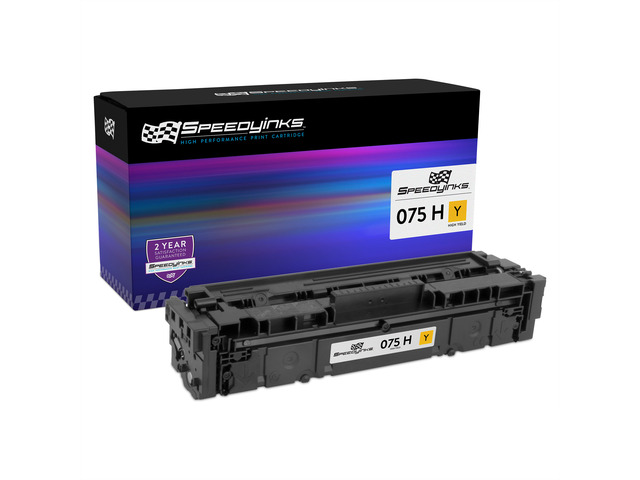 SPEEDYINKS Compatible Toner Replacement for Canon 075 H 6366C001 (Yellow)