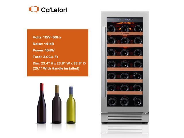Ca'Lefort 85L Compressor Wine Cooler and Beverage Refrigerator Combining Efficiency and Elegance, the Perfect Choice for Wine Preservation and...