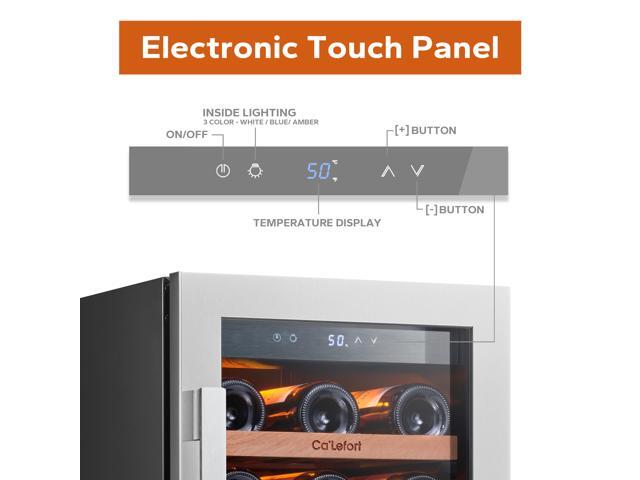 Ca'Lefort 85L Compressor Wine Cooler and Beverage Refrigerator Combining Efficiency and Elegance, the Perfect Choice for Wine Preservation and...
