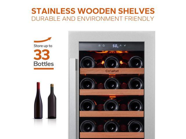 Ca'Lefort 85L Compressor Wine Cooler and Beverage Refrigerator Combining Efficiency and Elegance, the Perfect Choice for Wine Preservation and...