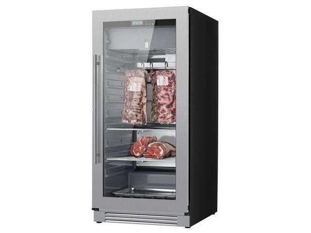Ca'Lefort Pro Dry Age Cooler Fridge - Advanced Airflow & Built-in Lock LED Lighting + Wall/Cabinet Installation Perfect for Meat/Cheese/Charcuterie