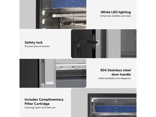 Ca'Lefort VI300SA Dry Aging Refrigerator - Inverter Compressor &