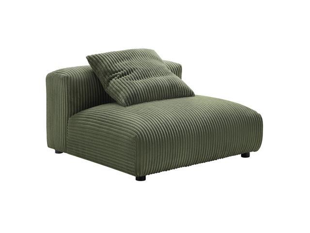 Solace Modular Corduroy Upholstered Armless Chair by Modway