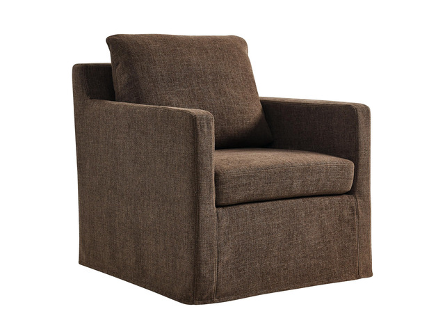 Serene Fabric Slipcovered Swivel Armchair by Modway