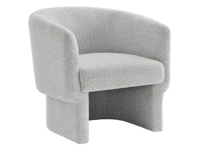 Muse Boucle Fabric Barrel Accent Chair by Modway