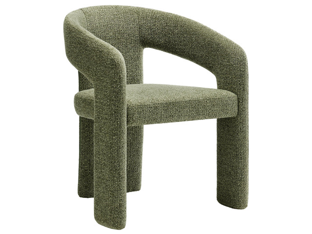 Oslo Barrel Fabric Upholstered Dining Accent Chair by Modway