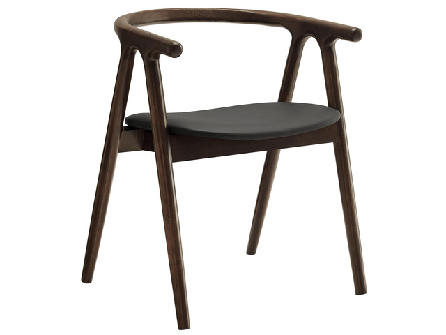Henry Vegan Leather and Wood Dining Chair by Modway