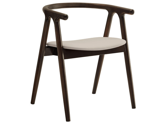 Henry Vegan Leather and Wood Dining Chair by Modway