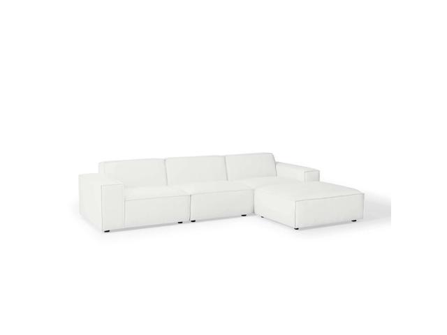 Restore 4-Piece Sectional Sofa White EEI-4113-WHI