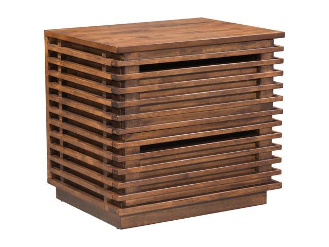 Linea End Table Walnut