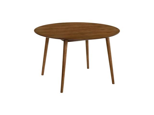 Arcadia 48' Round Dining Table in Walnut Wood