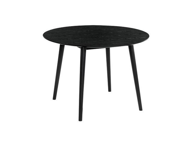 Arcadia 42' Round Dining Table in Black Wood
