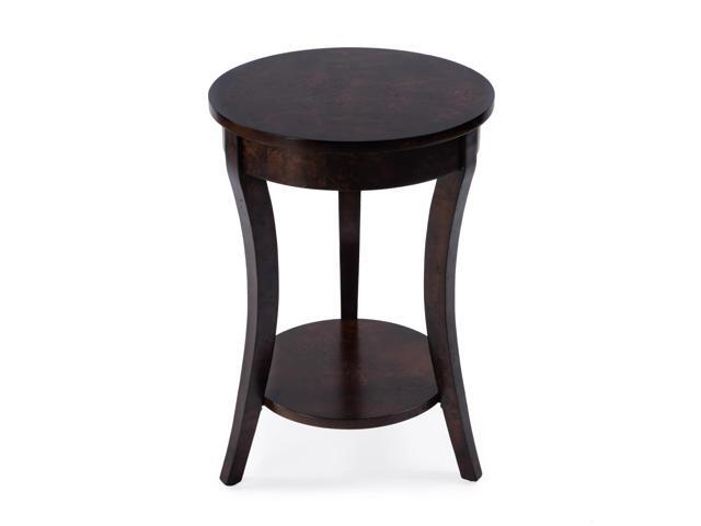 Holdin Round 18'W Side Table in Dark Brown 0992446