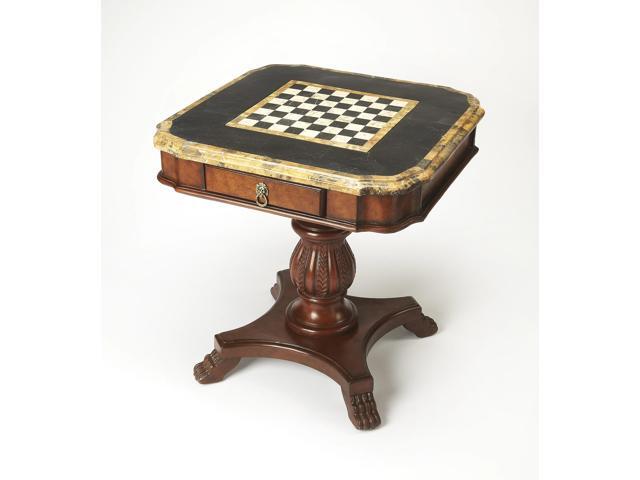 Carlyle Fossil Stone Game Table in Multi-Color 0506070