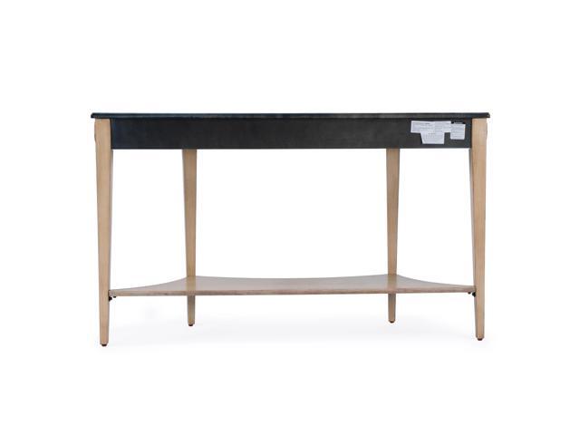 Astor 54'W Demilune Console Table in Tan/Beige 4146424