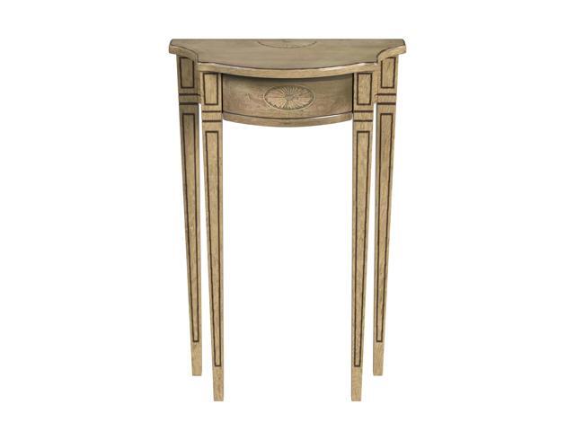 Chester Demilune Console Table in Beige 3756424