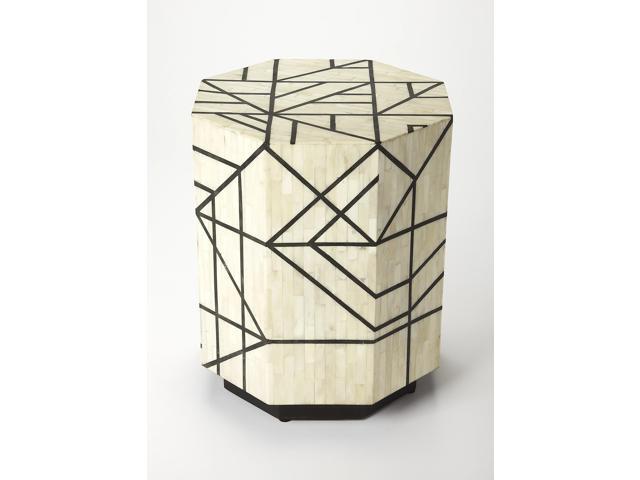 Greta Bone Inlay Side Table in Multi-Color 5237318