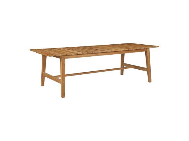 Dorset Outdoor Patio Teak Dining Table by Modway EEI-2713-NAT
