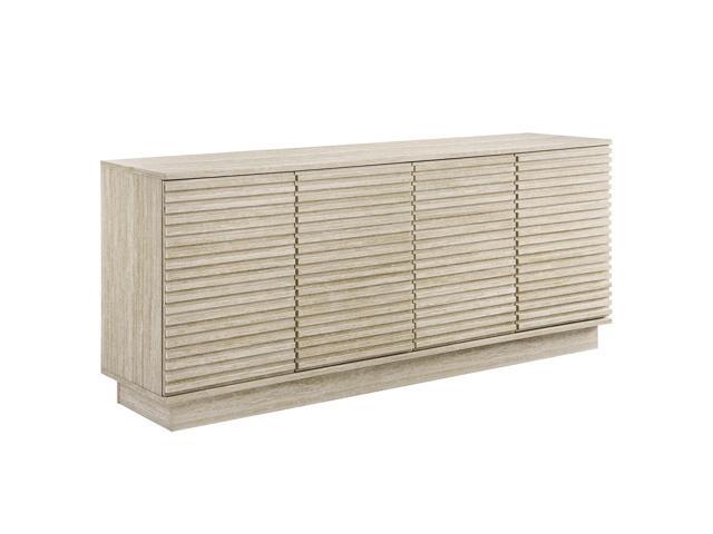 Render 70' Faux Travertine Sideboard Cabinet TV Stand by Modway EEI-6966-TRA