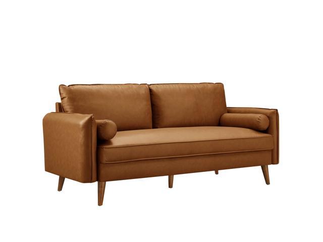 Revive Upholstered Vegan Leather Sofa by Modway EEI-6975 Revive Upholstered Vegan Leather Sofa by Modway EEI-6975