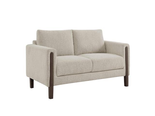 Hawken Boucle Fabric Loveseat by Modway - Mid-Century Modern Upholstered Accent Sofa