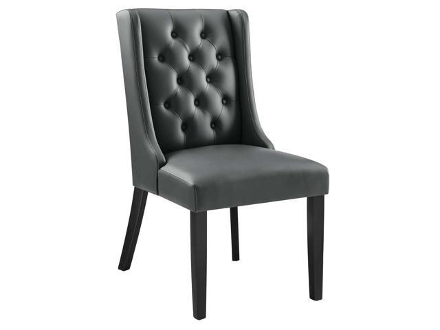 Baronet Button Tufted Vegan Leather Dining Chair by Modway