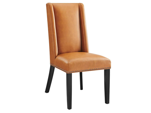Baron Vegan Leather Dining Chair by Modway