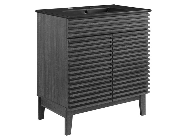 Render 30' Bathroom Vanity Charcoal Black EEI-5418-CHA-BLK