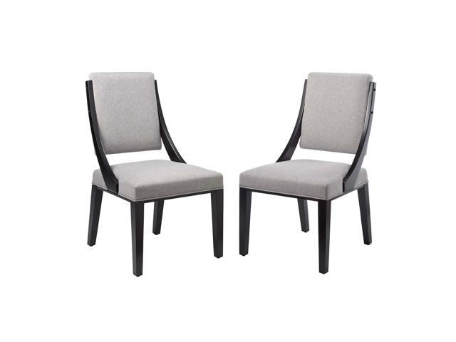 Cambridge Upholstered Fabric Dining Chairs Set of 2 by Modway