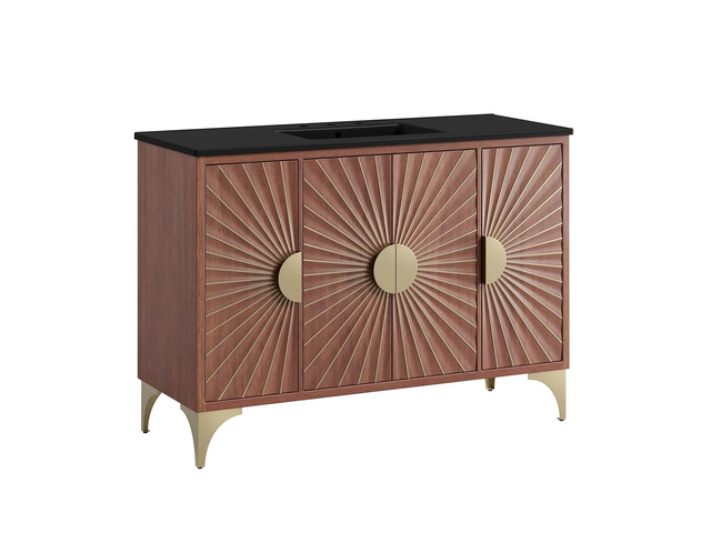 Daylight 48' Bathroom Vanity Black Walnut EEI-6304-BLK-WAL