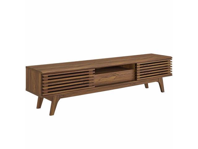 Render 70' TV Stand Walnut EEI-3305-WAL-WAL