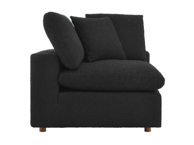 Commix Down Filled Overstuffed Boucle Fabric Corner Chair by Modway