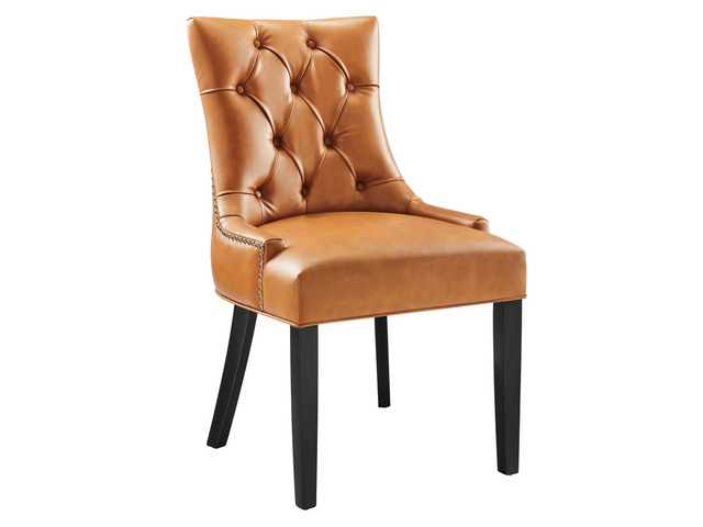 Regent Tufted Vegan Leather Dining Chair by Modway