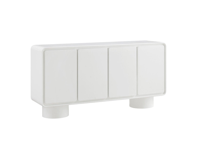 Lumo 4-Door Curved Wood Accent Cabinet by Modway