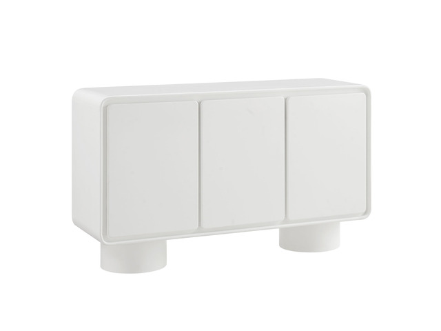 Lumo 3-Door Curved Wood Accent Cabinet by Modway