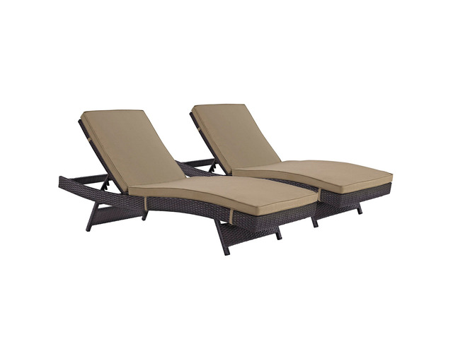 Convene Chaise Outdoor Patio Set and Double Chaise
