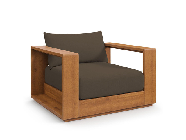 Tahoe Outdoor Patio Acacia Wood Chair by Modway