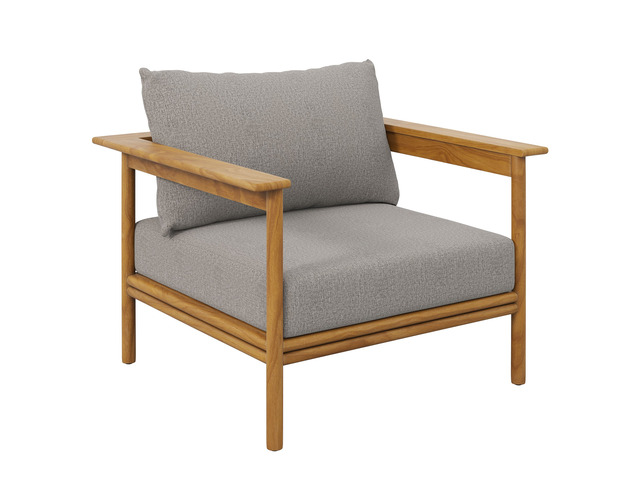 Wren Outdoor Patio Teak Wood Armchair by Modway