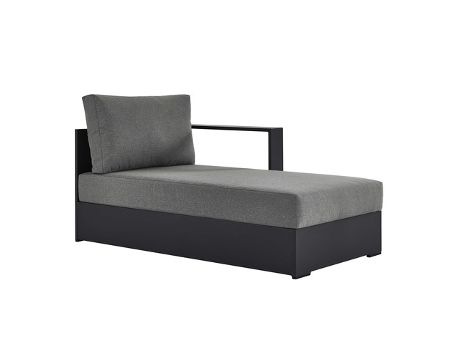 Tahoe Outdoor Patio Powder-Coated Aluminum Modular Right-Facing Chaise Lounge by Modway