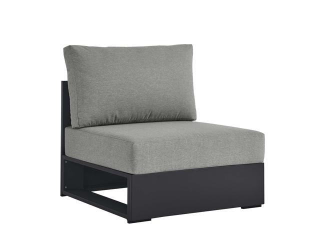 Tahoe Outdoor Patio Powder-Coated Aluminum Modular Armless Chair by Modway