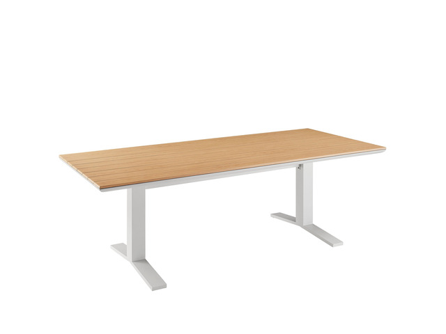 Gavelston 91' Outdoor Patio Aluminum Dining Table