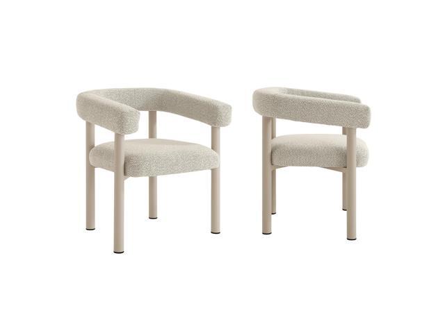 Nautica Outdoor Patio Aluminum Dining Armchairs Set of 2