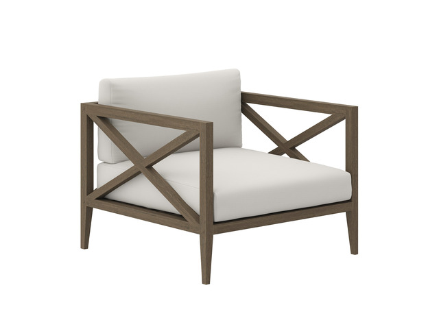 Northlake Outdoor Patio Teak Armchair by Modway