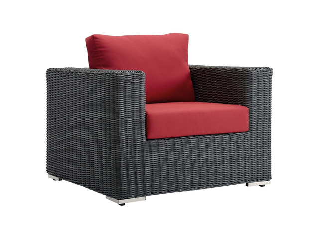 Summon Outdoor Patio Fabric Sunbrella Armchair by Modway